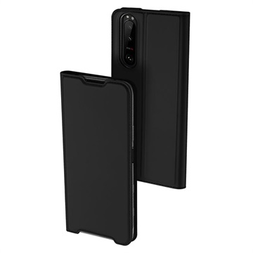 Dux Ducis Skin Pro Sony Xperia 5 III Flip Case - Zwart