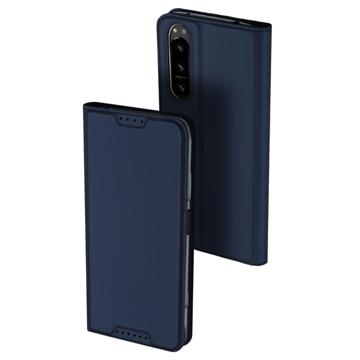 Dux Ducis Skin Pro Sony Xperia 5 IV Flip Hoesje - Blauw