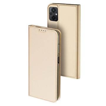 Dux Ducis Skin Pro Xiaomi Poco M5 Flip Hoesje - Goud