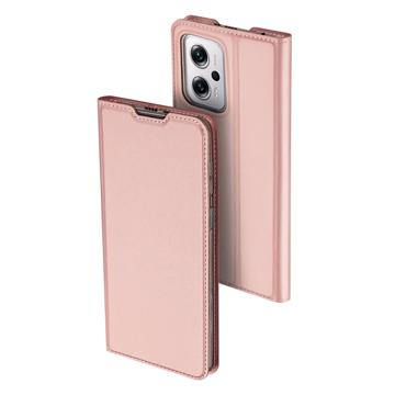 Dux Ducis Skin Pro Xiaomi Redmi Note 11T Pro/11T Pro+ Flip Hoesje - RosÃ© Goud