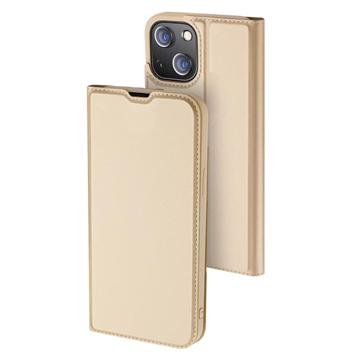 Dux Ducis Skin Pro iPhone 14 Flip Hoesje - Goud