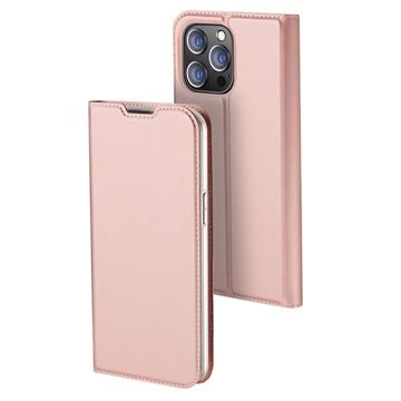 Dux Ducis Skin Pro iPhone 14 Pro Flip Hoesje - Roze