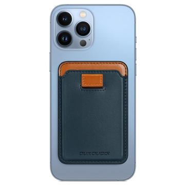 Dux Ducis iPhone 12/13/14 Magnetische Kaarthouder - Blauw