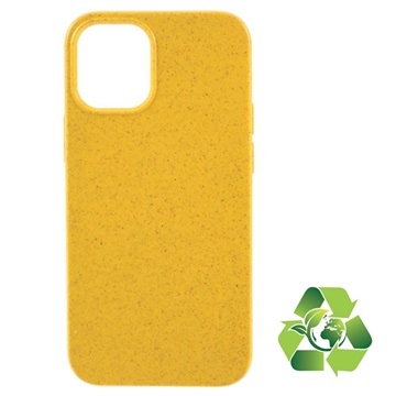 Saii Eco Line iPhone 12/12 Pro biologisch afbreekbaar hoesje - geel