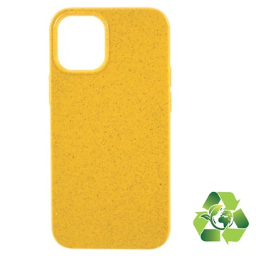 Saii Eco Line iPhone 12 Mini biologisch afbreekbaar hoesje - Geel