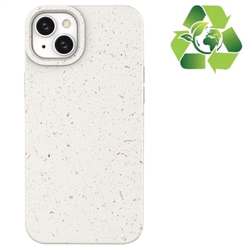 Eco Nature iPhone 14 Plus Hybrid Case - Wit