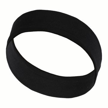 Elastische zweetband voor hardlopen / sport & fitness - zwart