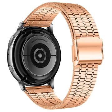 Elegant Universele Smartwatch Roestvrij Stalen Band - 20mm - RosÃ© goud