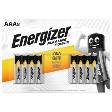 ENERGIZER | Energizer Alkaline Battery Power Aaa Lr03 8 Unit