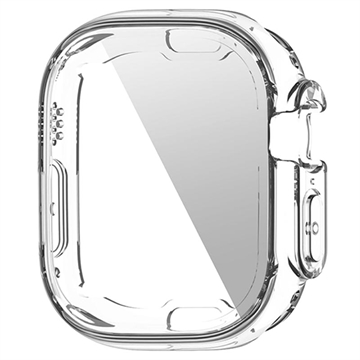 Enkay Apple Watch Ultra TPU Hoesje met Schermbeschermer - 49mm - Doorzichtig