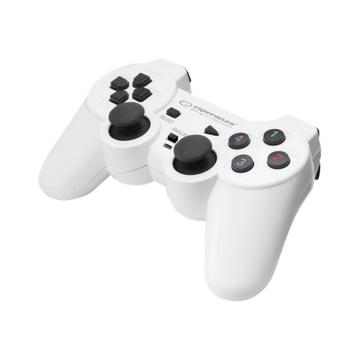 Esperanza Warrior PC-Gamepad/Gamingcontroller - Wit/Zwart