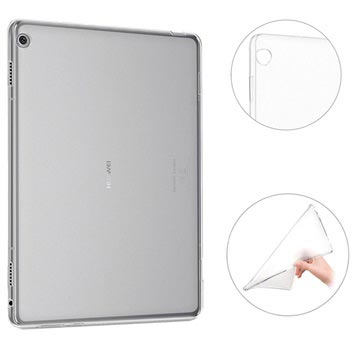 Huawei MediaPad M3 Lite 10 Flexibele Matte TPU Case - Frost White