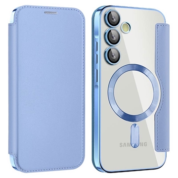 Samsung Galaxy A35 Flip hoesje met kaartsleuf - MagSafe compatibel - Blauw