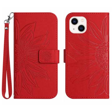 Sunflower Series iPhone 14 Plus Wallet Case - Rood