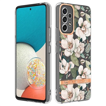 Flower Series Samsung Galaxy A53 5G TPU Case - Groen Gardenia