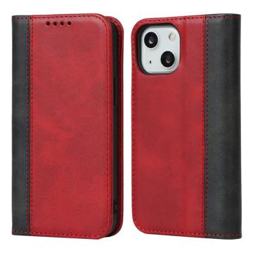 Elegance Series iPhone 14 Plus Wallet Case - Rood / Zwart