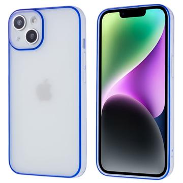 Lichtgevend iPhone 14 Plus TPU Hoesje - Donkerblauw