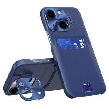 CamStand iPhone 14 Plus Cover met Creditcardvak - Blauw