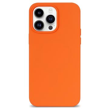 iPhone 14 Pro Magnetisch Siliconen Hoesje - Oranje