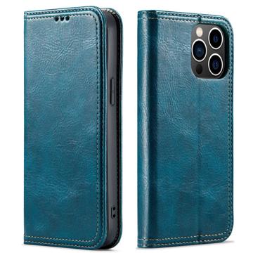 iPhone 14 Pro Retro Wallet Case - Blauw