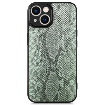 Snake Series iPhone 14 Gecoat Hoesje - Groen