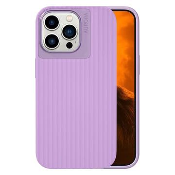 iPhone 15 Pro Max Silicone Case Aluminiumlegering Lens Protector Telefoon Cover - Purple