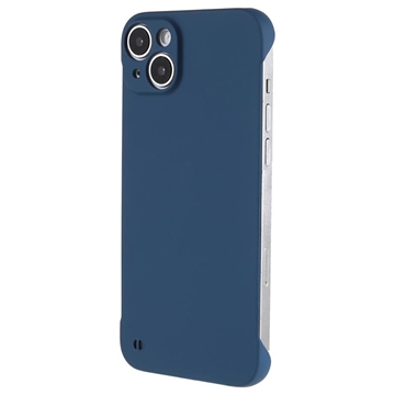 iPhone 13 Frameloze Kunststof Hoesje - Donkerblauw