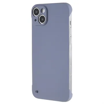 iPhone 13 Frameloze Kunststof Hoesje - Lavendel Grijs