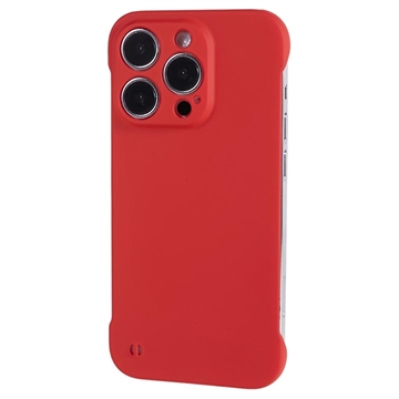 iPhone 13 Pro Max Frameloze Kunststof Hoesje - Rood