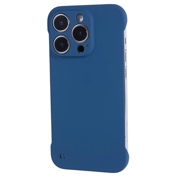 iPhone 13 Pro Frameloze Kunststof Hoesje - Donkerblauw