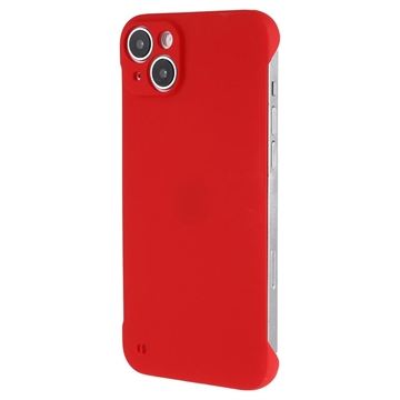 iPhone 13 Frameloze Kunststof Hoesje - Rood