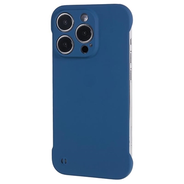 iPhone 14 Pro Max Frameloze Plastic Hoesje - Donkerblauw