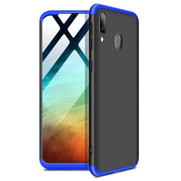 GKK Afneembare Samsung Galaxy A30, Galaxy A20 Case - Blauw / Zwart