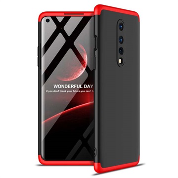 GKK Afneembaar OnePlus 8 Hoesje - Rood / Zwart