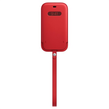 Apple iPhone 12 Pro Max Leren Sleeve met MagSafe MHYJ3ZM/A - Rood
