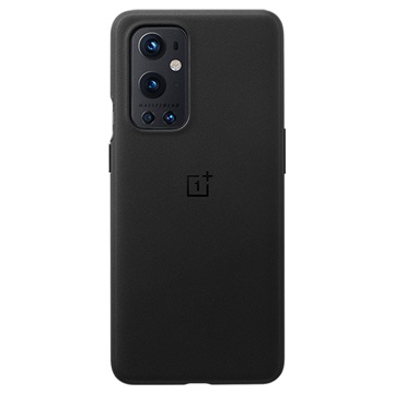 Origineel OnePlus 9 Pro Hoesje Sandstone Back Cover Zwart