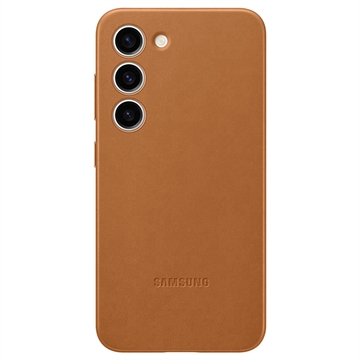 Samsung Leather Cover - Samsung Galaxy S23 - Oranje