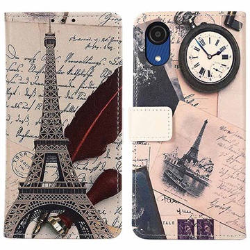 Glam Series Samsung Galaxy A03 Core Wallet Case - Eiffeltoren