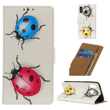 Glam Series Motorola Moto G Fast Wallet Hoesje - Lieveheersbeestjes