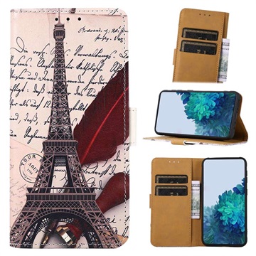 Glam Series Nokia C20 Plus Wallet Case - Eiffeltoren