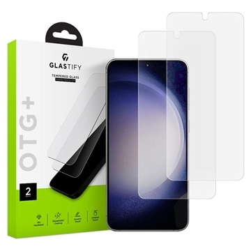 Glastify OTG+ Samsung Galaxy S23 5G Glazen Screenprotector 2 St.