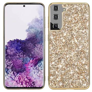 Glitter Series Samsung Galaxy S23+ 5G Hybrid Case - Goud