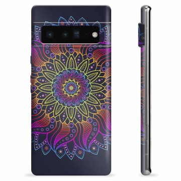 Google Pixel 6 Pro TPU-hoesje - Kleurrijke mandala