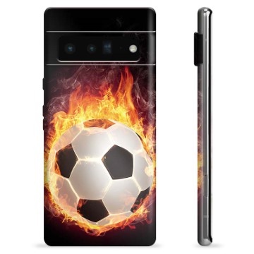 Google Pixel 6 Pro TPU-hoesje - Football Flame