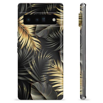 Google Pixel 6 Pro TPU-hoesje - Gouden bladeren