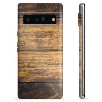 Google Pixel 6 Pro TPU-hoesje - Hout