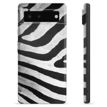 Google Pixel 6 TPU-hoesje - Zebra