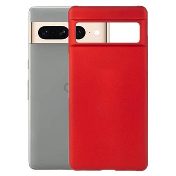 Google Pixel 7 Pro Geruberiseerd Kunststof Hoesje - Rood