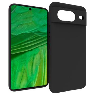 Google Pixel 8 Anti-Vingerafdruk Mat TPU Hoesje - Zwart