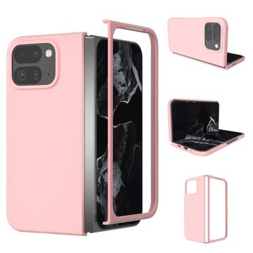 Google Pixel 9 Pro Fold Geruberiseerd Kunststof Hoesje - Pink